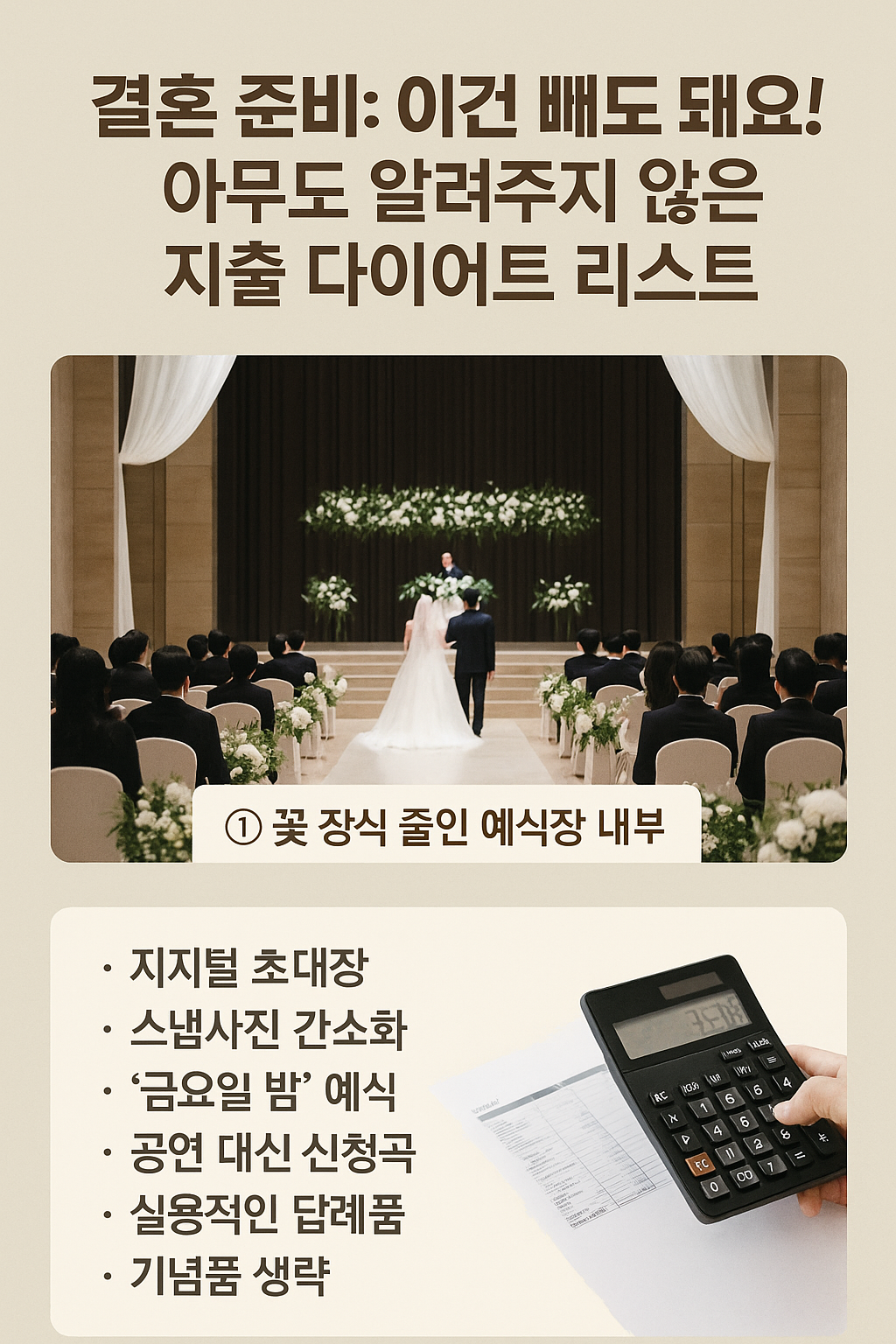 결혼준비 다이어트 리스트