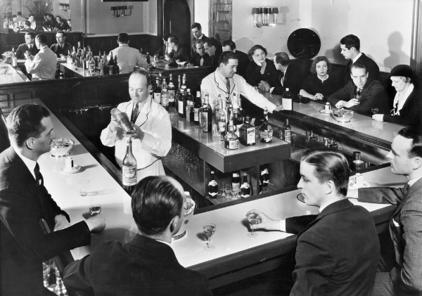 1920년대 '스피크이지 바' 의 모습 (사진 출처: Pinstripe Bar)