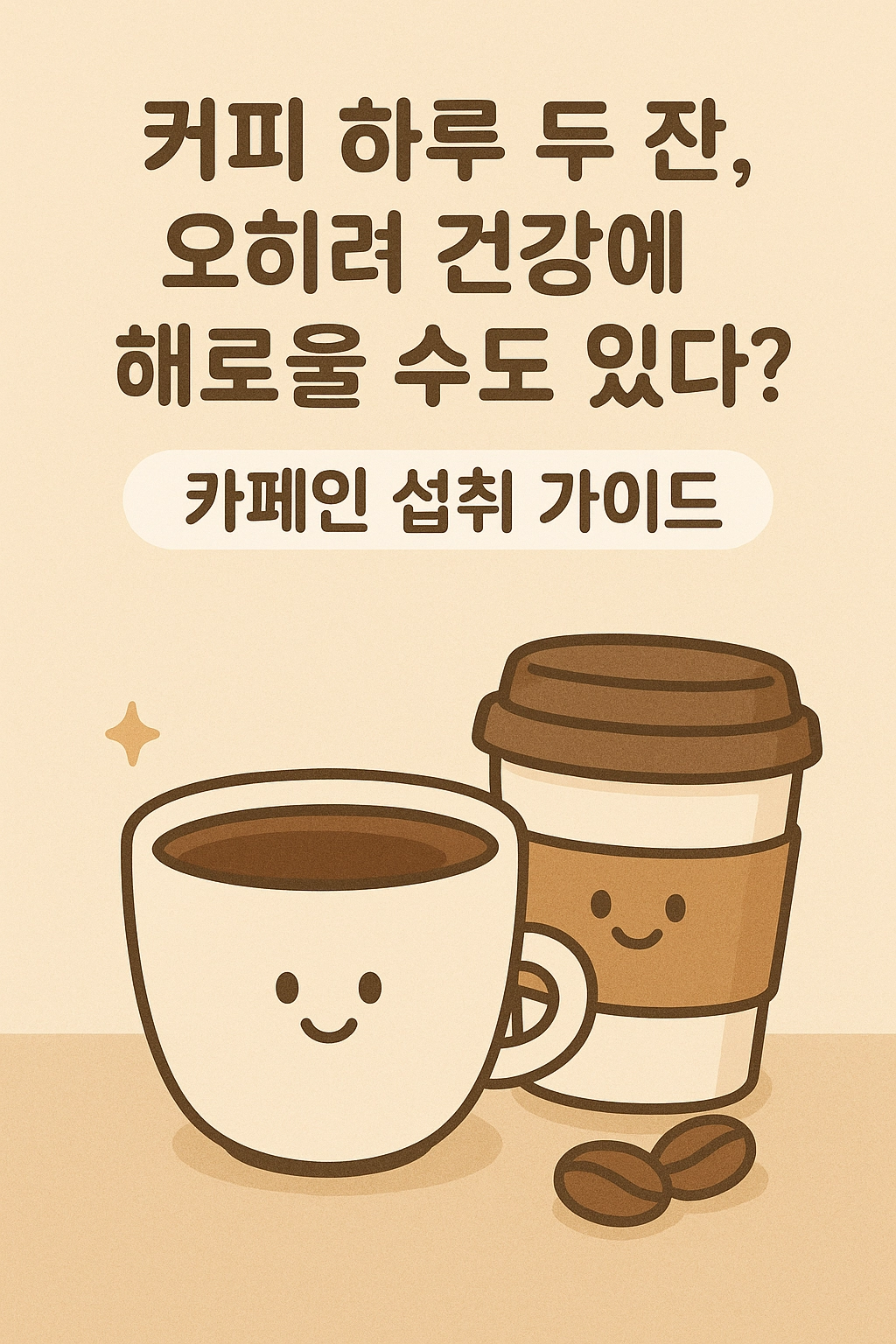 커피 하루 두 잔, 오히려 건강에 해로울 수도 있다 카페인 섭취 가이드