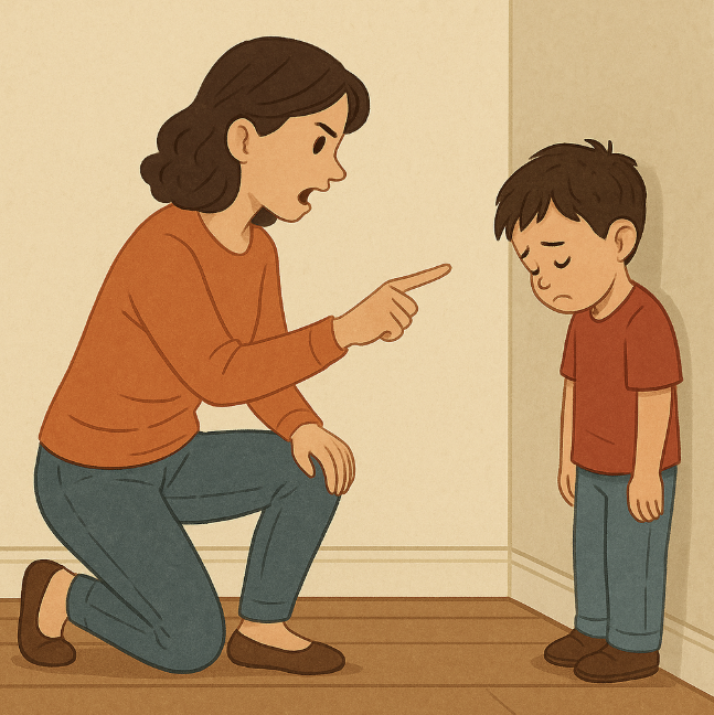 잔소리 하는 방법의 잘못된 예시