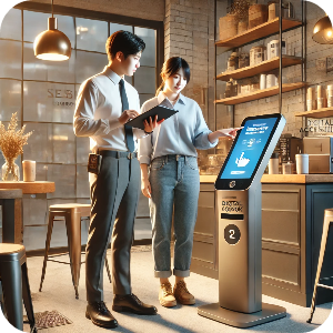 베리어프리(Barrier-Free) 키오스크 이미지