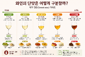와인의 단맛은 어떻게 구분할까? 와인 당도 쉽게 이해하기