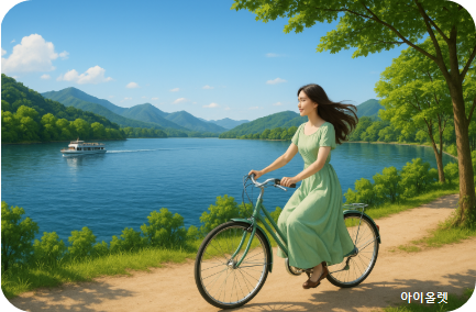 호반의 도시 춘천의 풍경