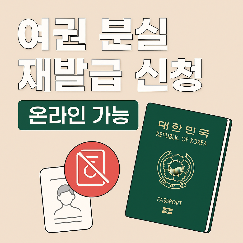 여권 분실 재발급 신청