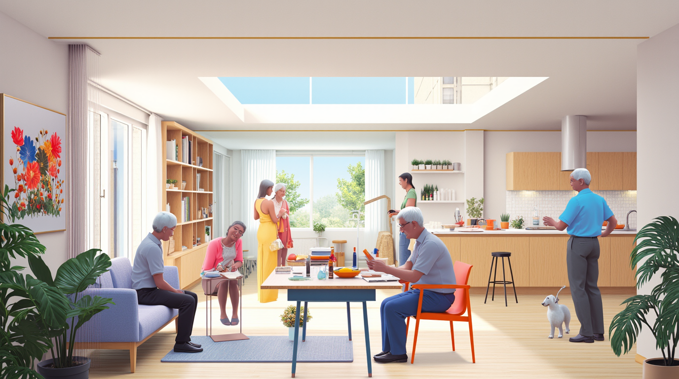 노인 주거환경 관련 사진