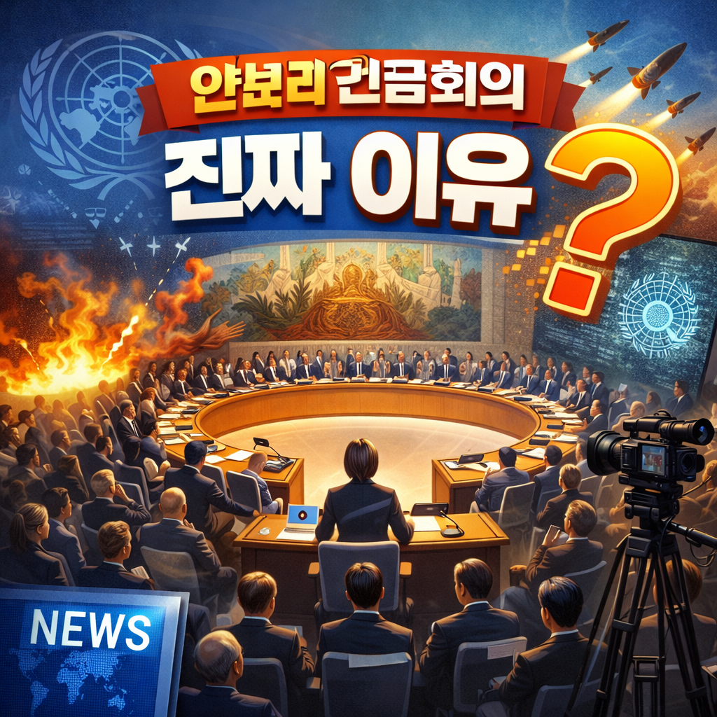 안보리 긴급회의 진짜 이유