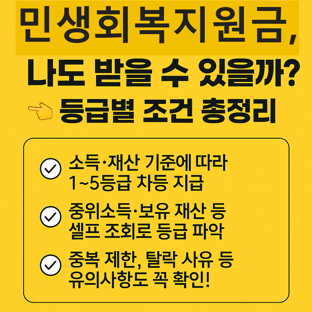 민생회복지원금, 나도 받을 수 있을까?