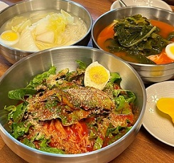 동치미국수-열무국수-비빔국수