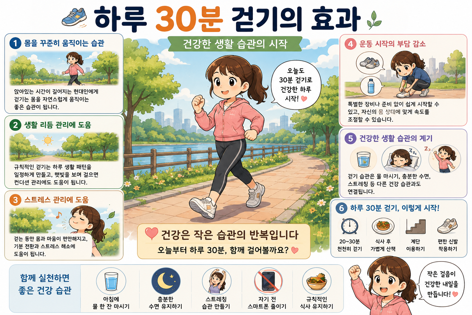 하루 30분 걷기의 효과