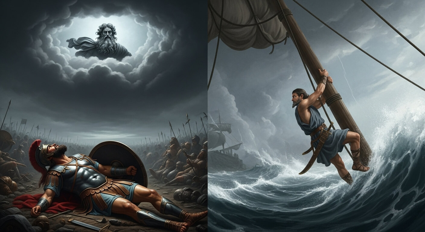 일리아드 오디세이 속 신의 침묵 해석 (영웅, 죽음, 무력감) 관련 사진