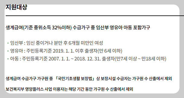 농식품바우처 지원대상