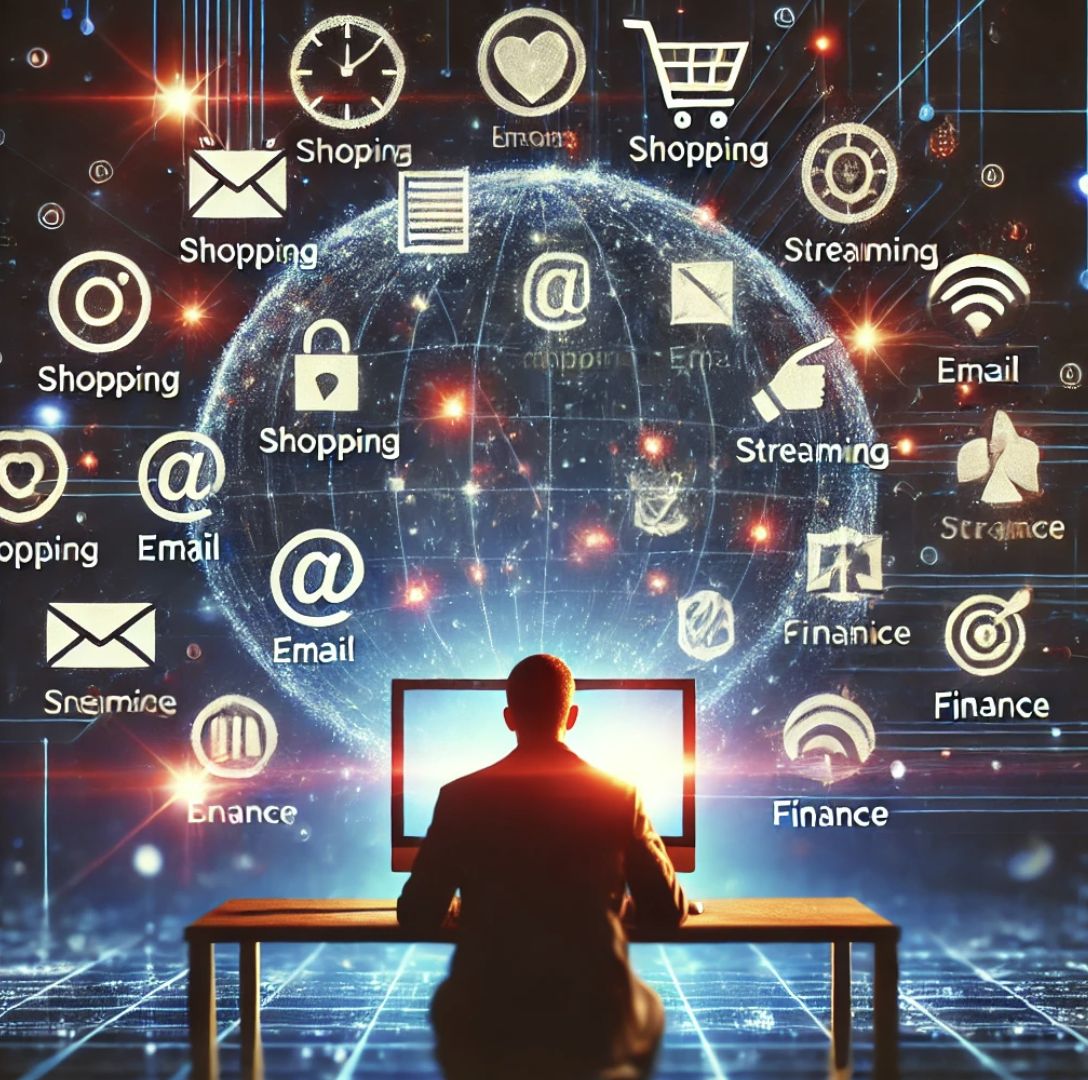 가입한 사이트 조회를 표현한 사진