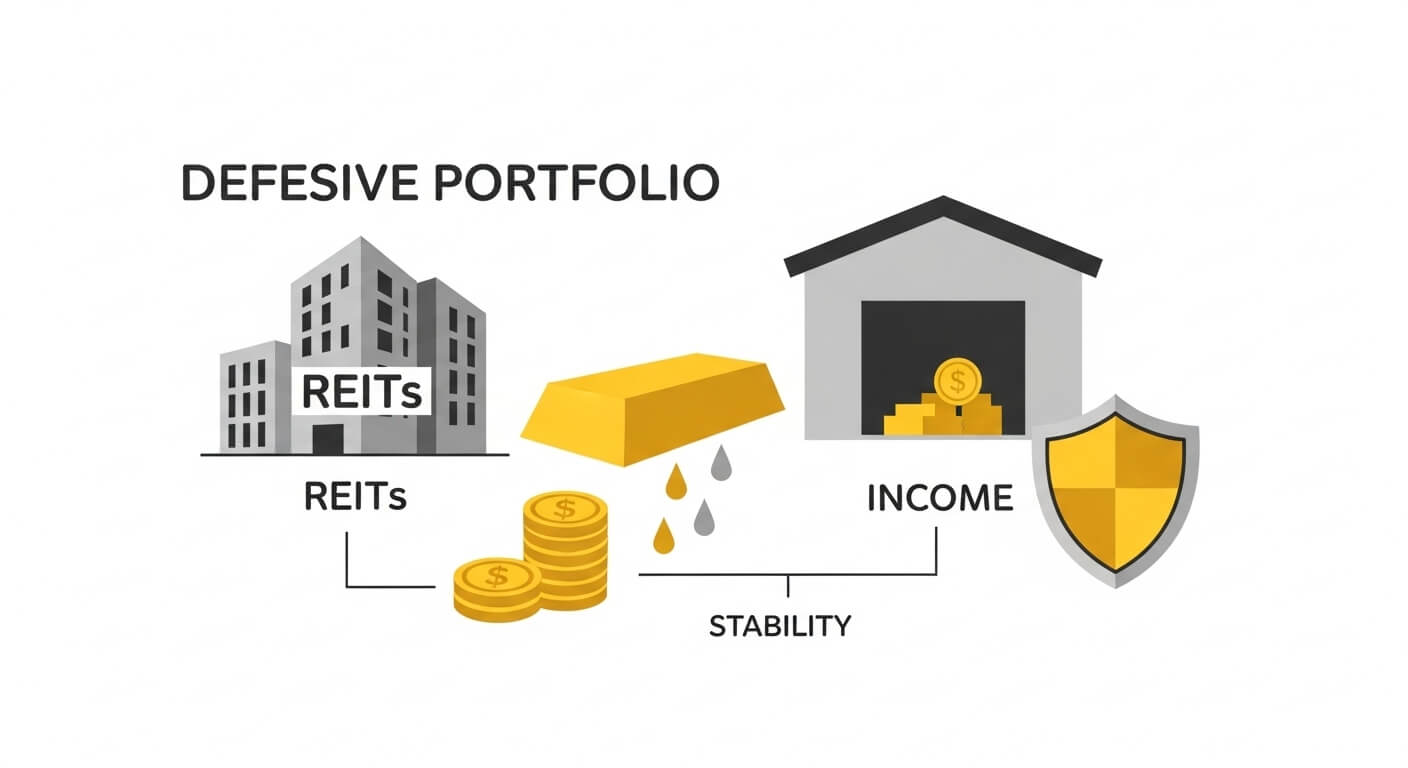 리츠 및 금: 포트폴리오의 방어선 구축