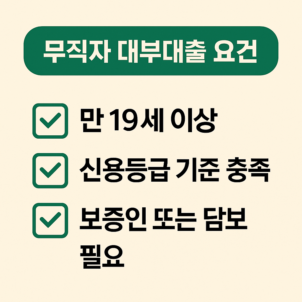 무직자 대부대출
