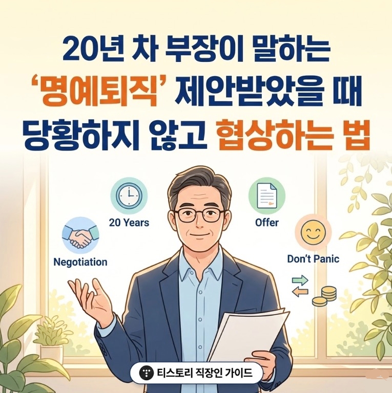 20년 차 직장인 명예퇴직 권고사직 제안 시 대처법 및 퇴직 위로금 협상 노하우 썸네일