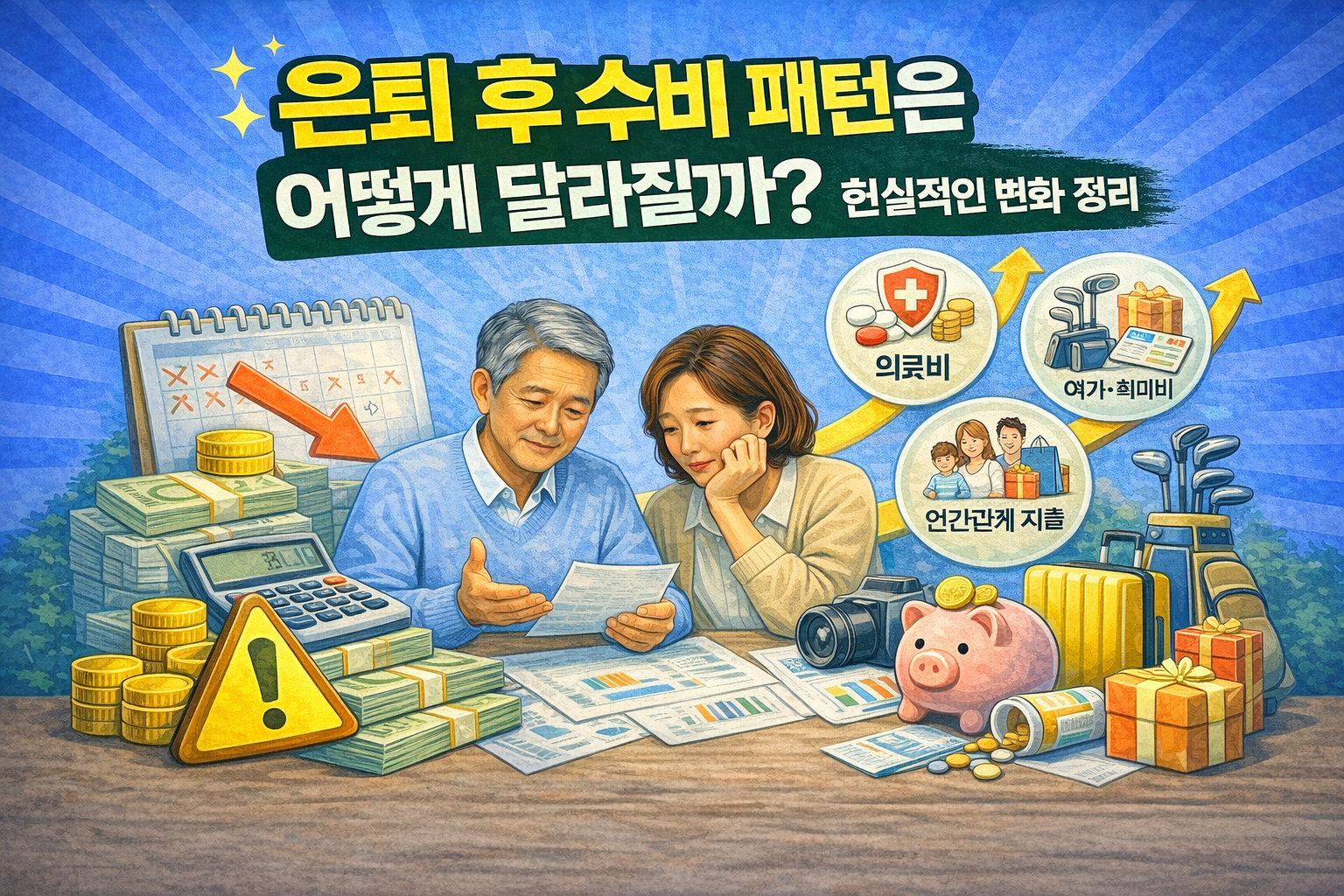 은퇴 후 소비 패턴은 어떻게 달라질까? 현실적인 변화 정리