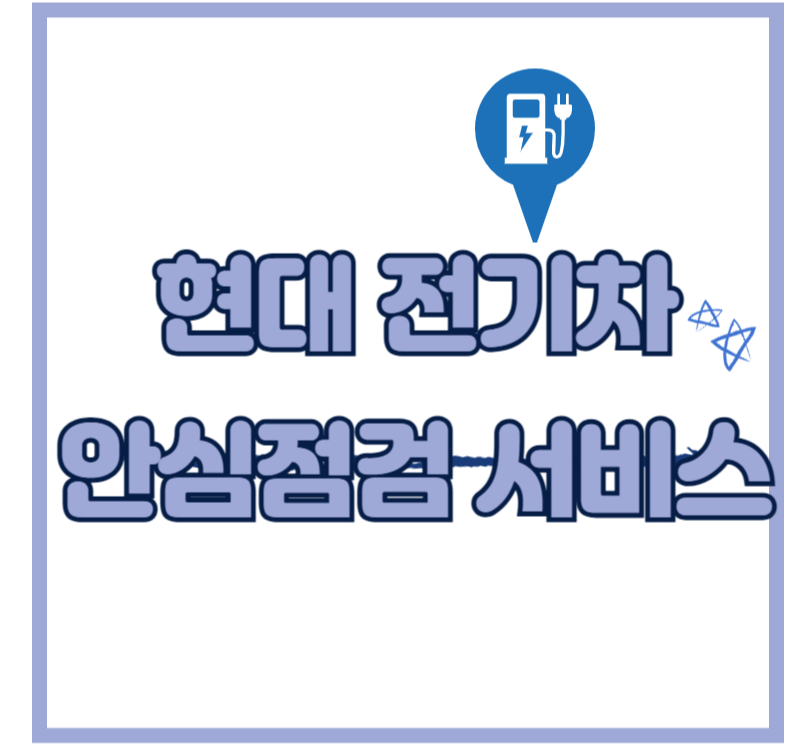 현대자동차 - 전기차 점검