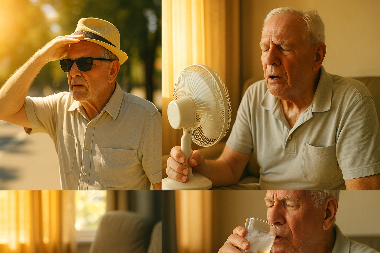 &quot;노년층 폭염 대비&quot;에 대한 이미지입니다.