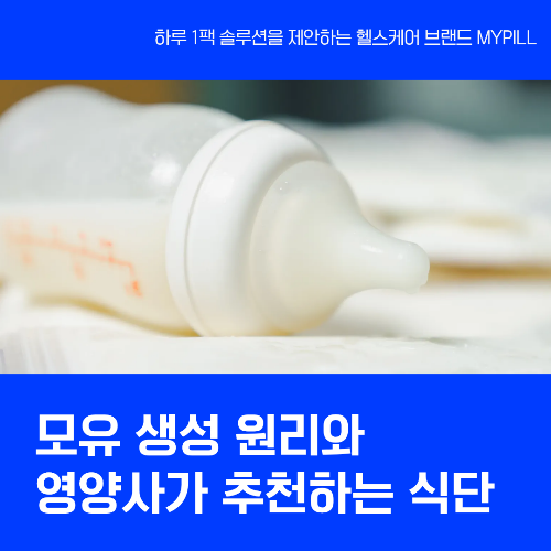 모유 생성 원리와 추천 식단