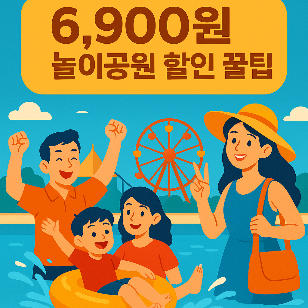 6,900원으로 가는 놀이공원 할인 꿀팁