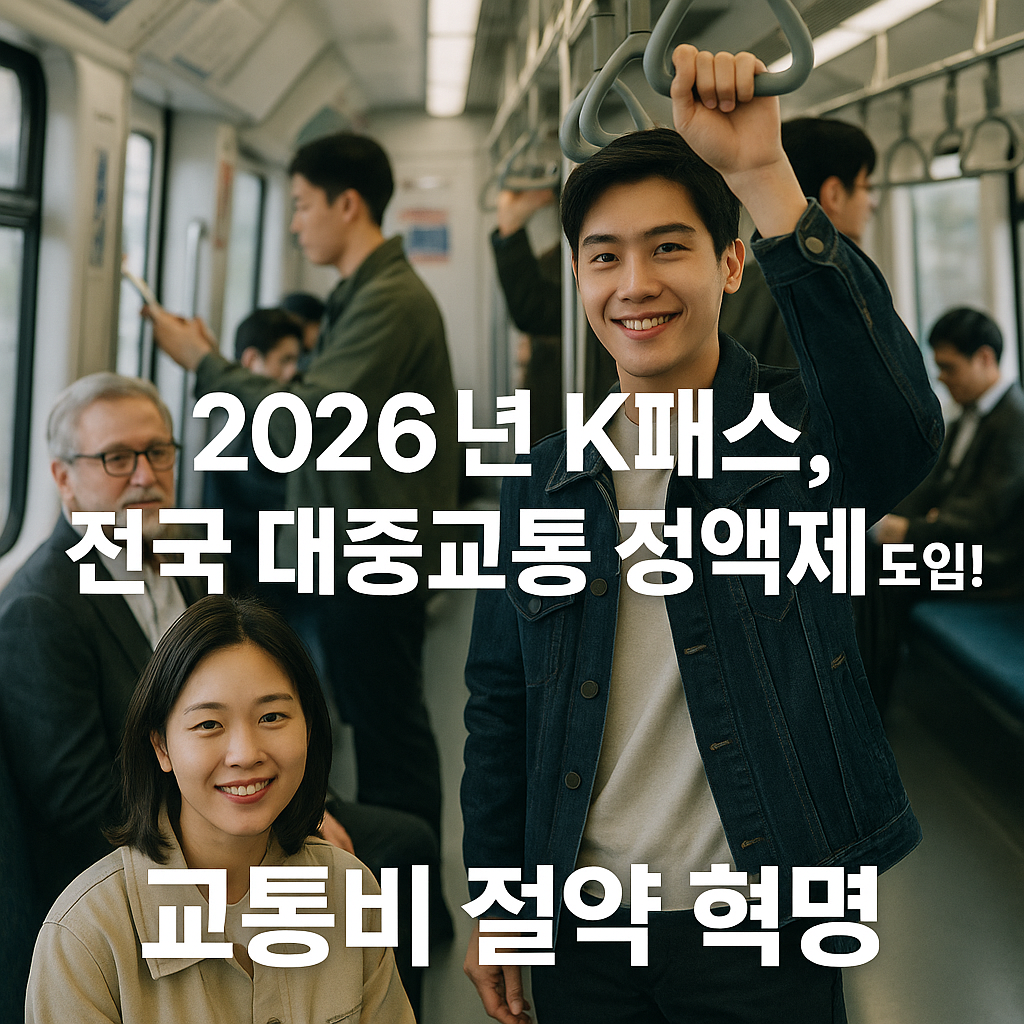 2026년 K패스 정액제는 단순한 교통비 절감 정책을 넘어 서민 생활 안정과 친환경 교통 확산을 동시에 실현하는 중요한 전환점이 될 것입니다