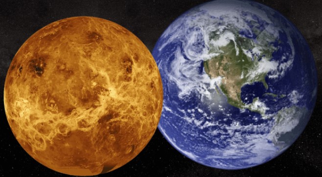 금성과 지구 비교