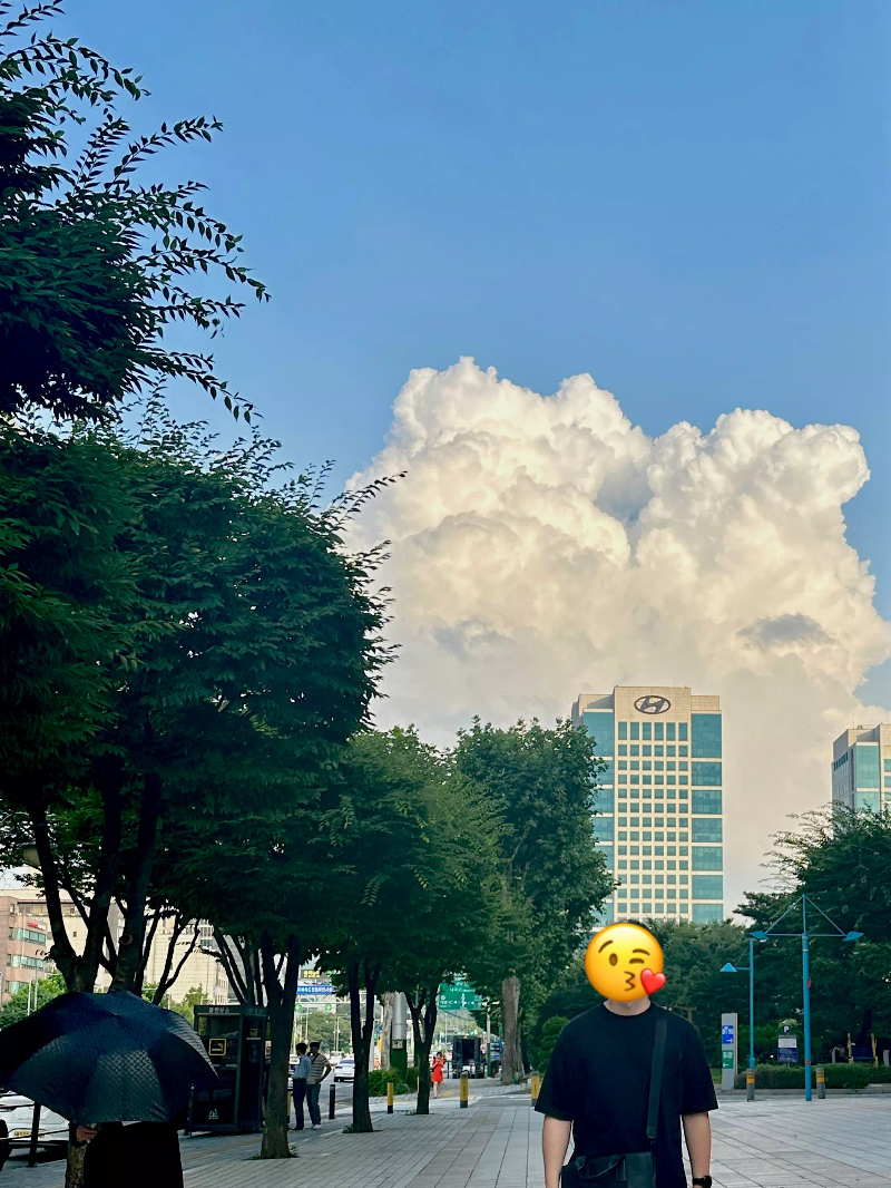 구름폭발!
