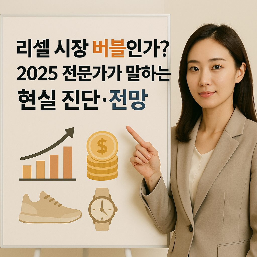리셀 시장 버블인가 ｜ 2025 전문가가 말하는 현실 진단&middot;전망