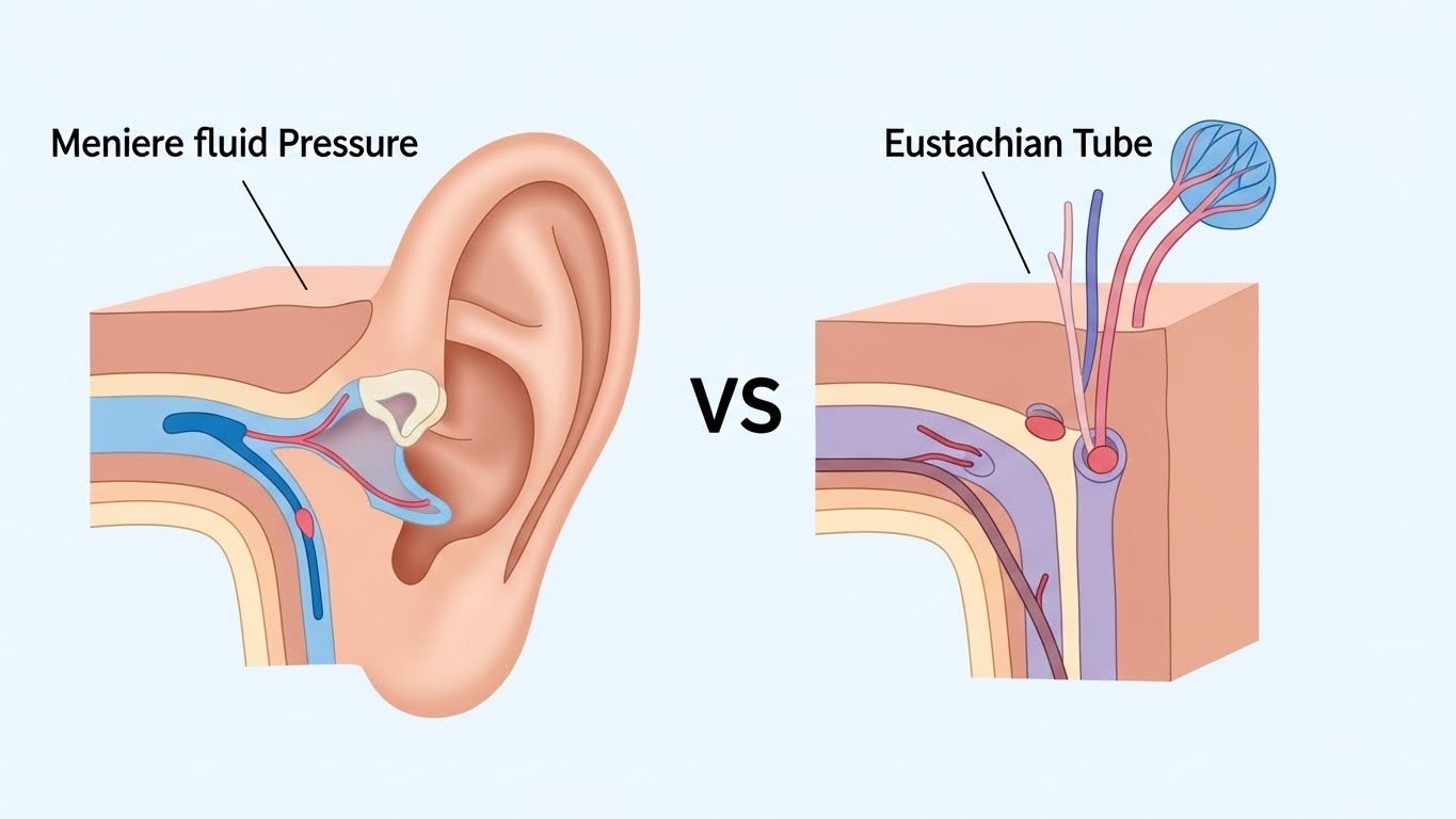 귀먹먹함, 이충만감, 메니에르병증상