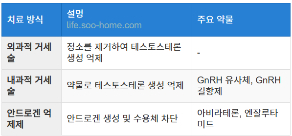 호르몬 치료와 효과