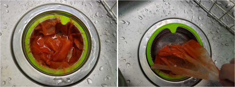 다이소 부직포 거름망 장점