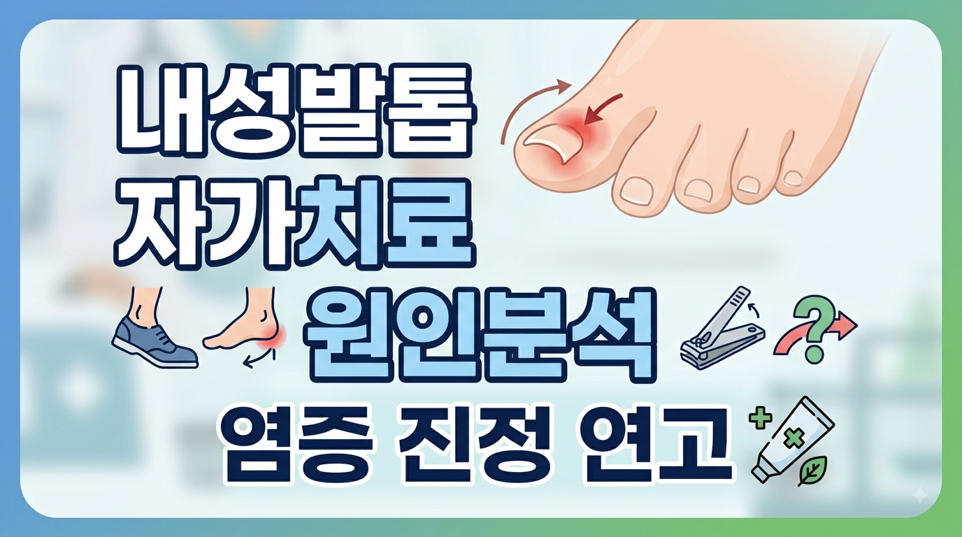 내성발톱 자가치료 원인분석