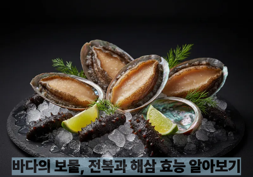 바다의 보물, 전복과 해삼 효능 알아보기