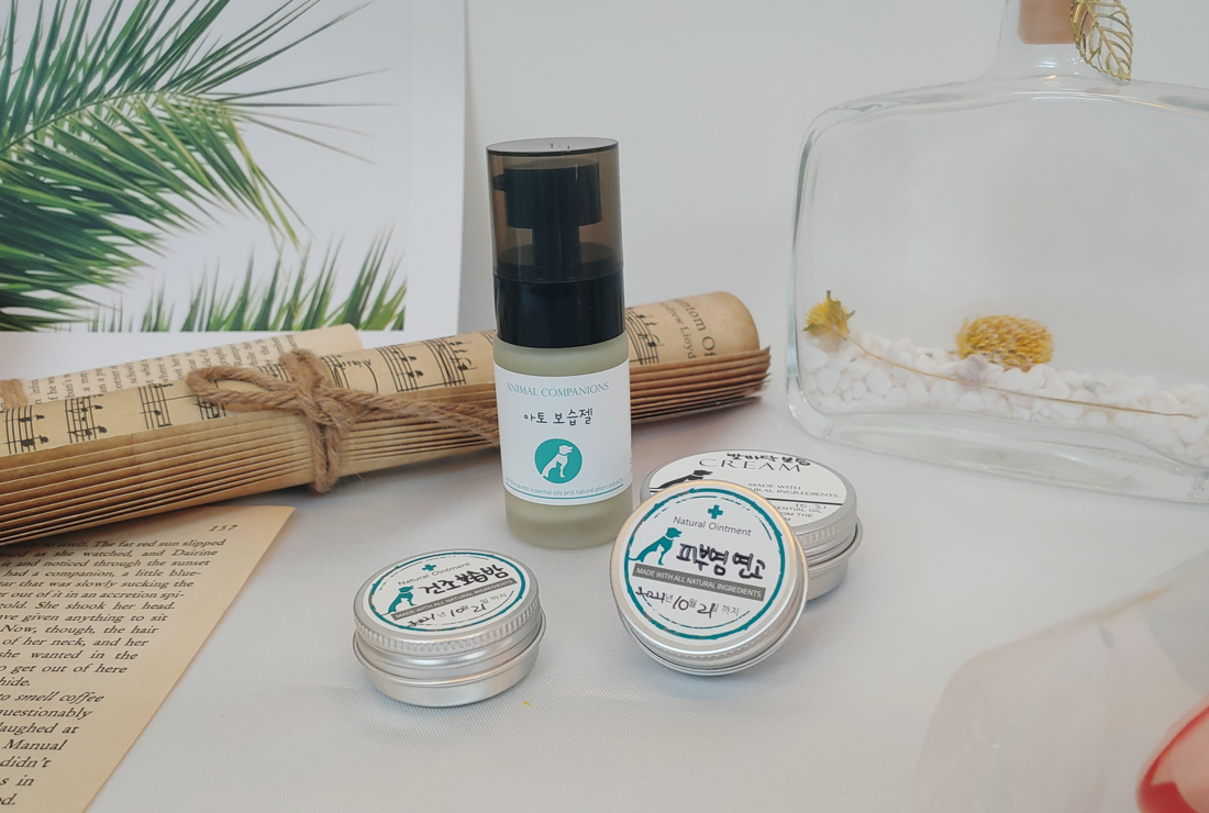 강아지용 보습크림, 보습젤, 보습밤, 피부연고 등