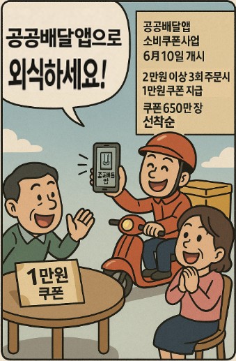 [공공배달앱] 3번 주문하면 1만 원 쿠폰? 지금 꼭 알아야 할 착한 혜택!