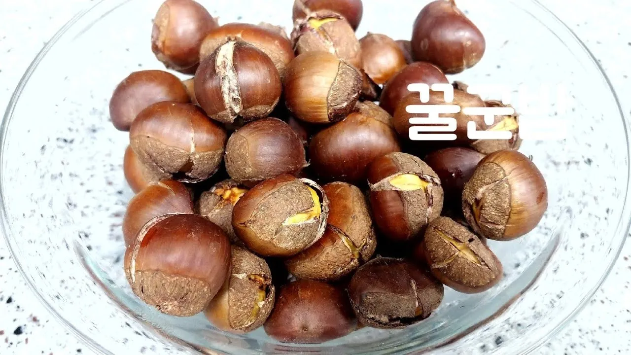 에어프라이어 밤 굽기 꿀팁 레시피_4