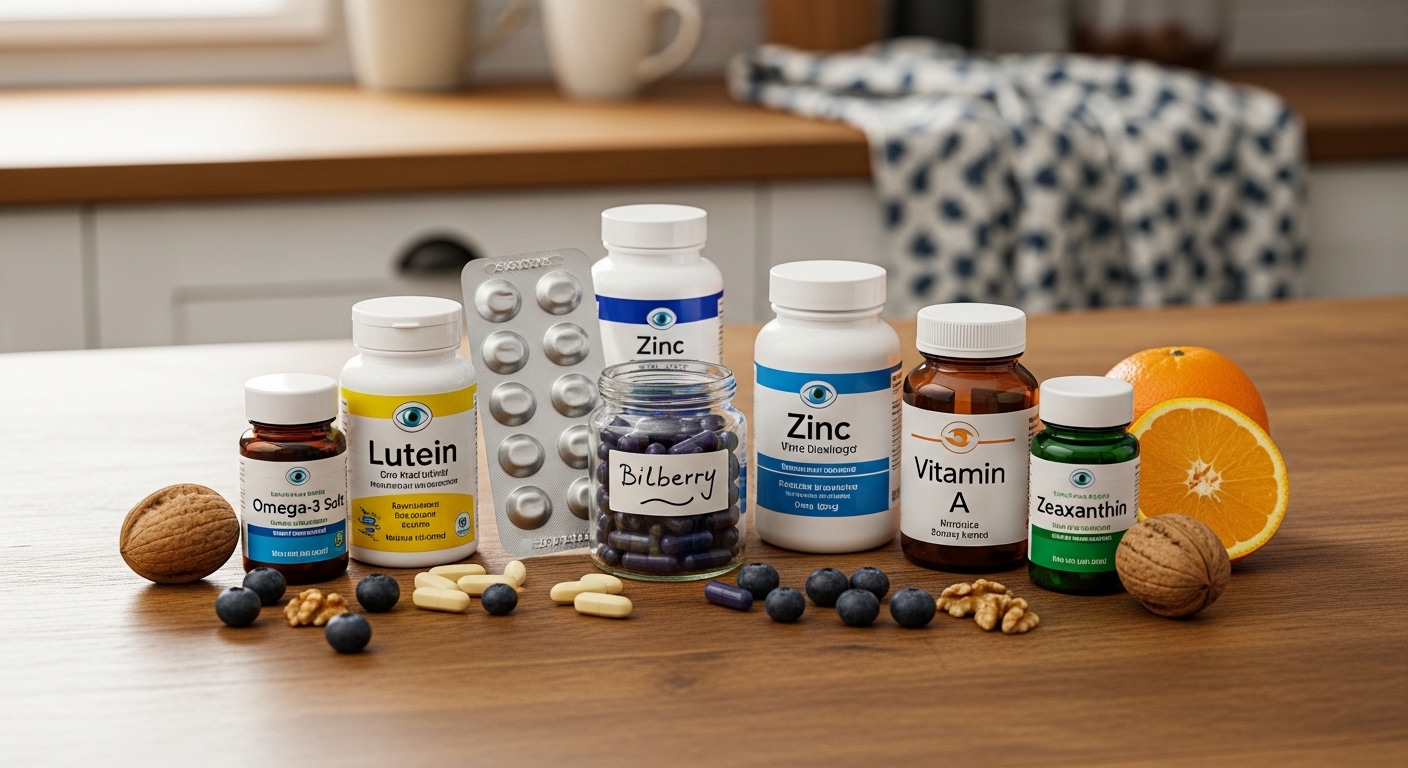 눈건강 영양제 비교 완전정리 - 루테인·오메가3·빌베리 어떤 걸 먹어야 할까?