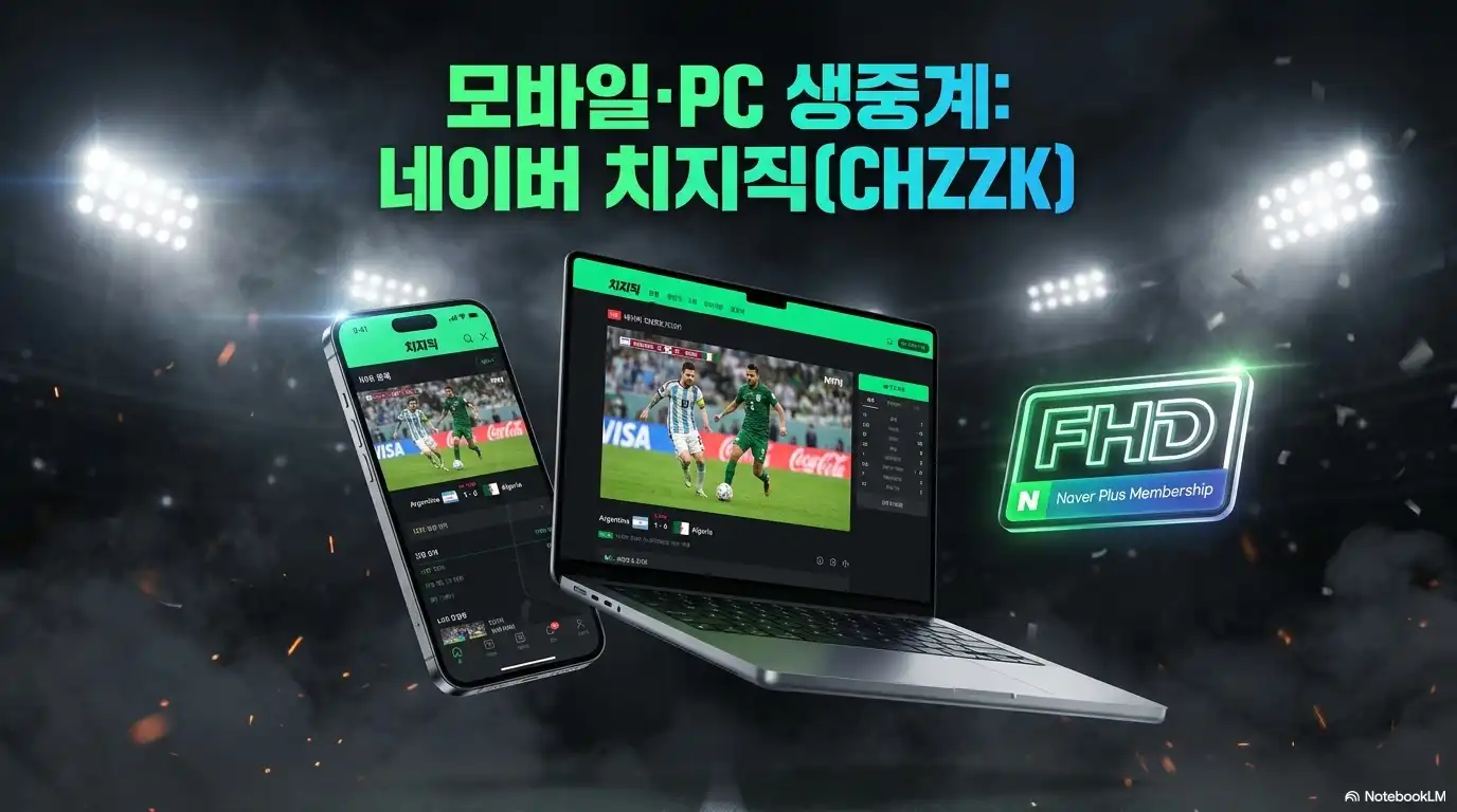 아르헨티나 알제리 모바일 PC 생중계 네이버 치지직 CHZZK FHD 네이버 플러스 멤버십