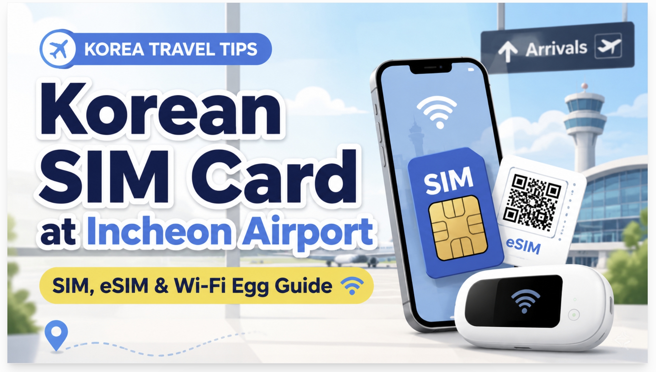 Korean SIM card at Incheon Airport for travelers