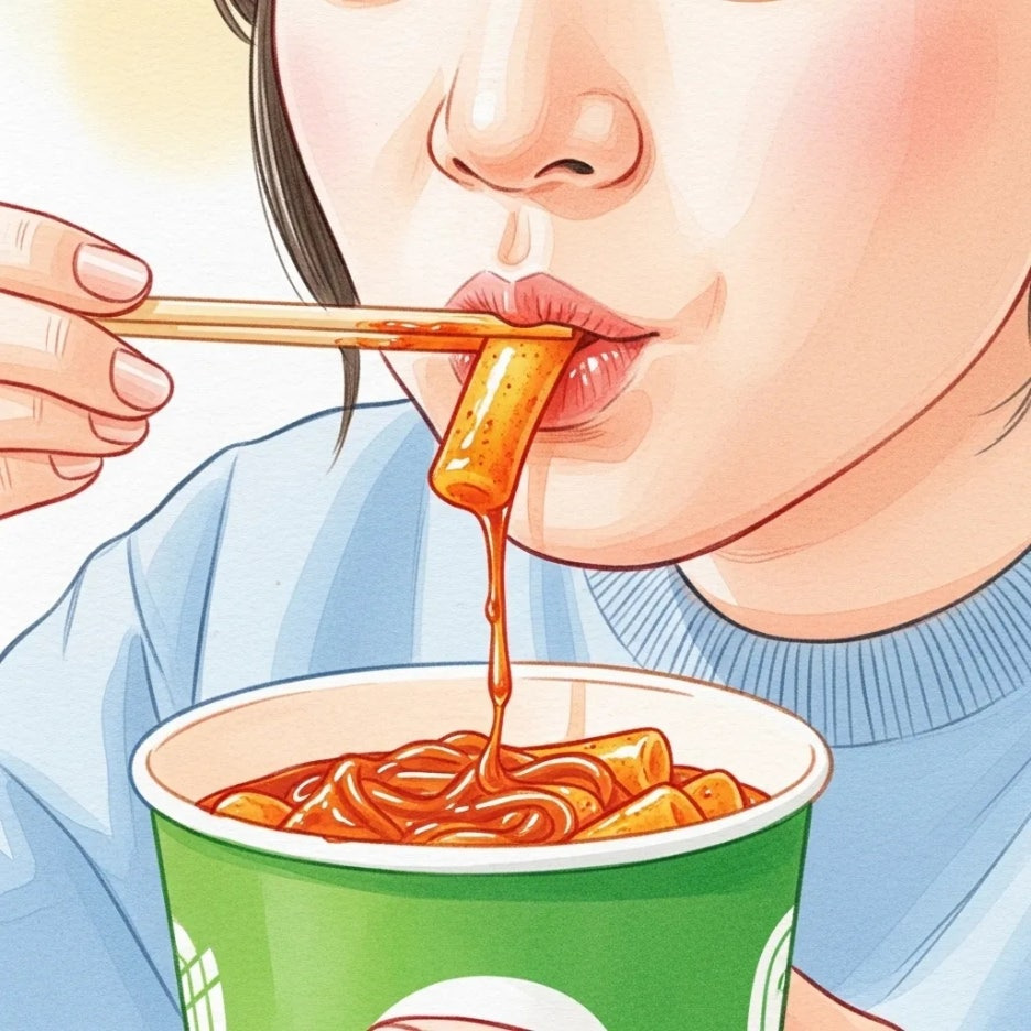 쫄깃한 분모자를 한 입 가득 맛보는 순간