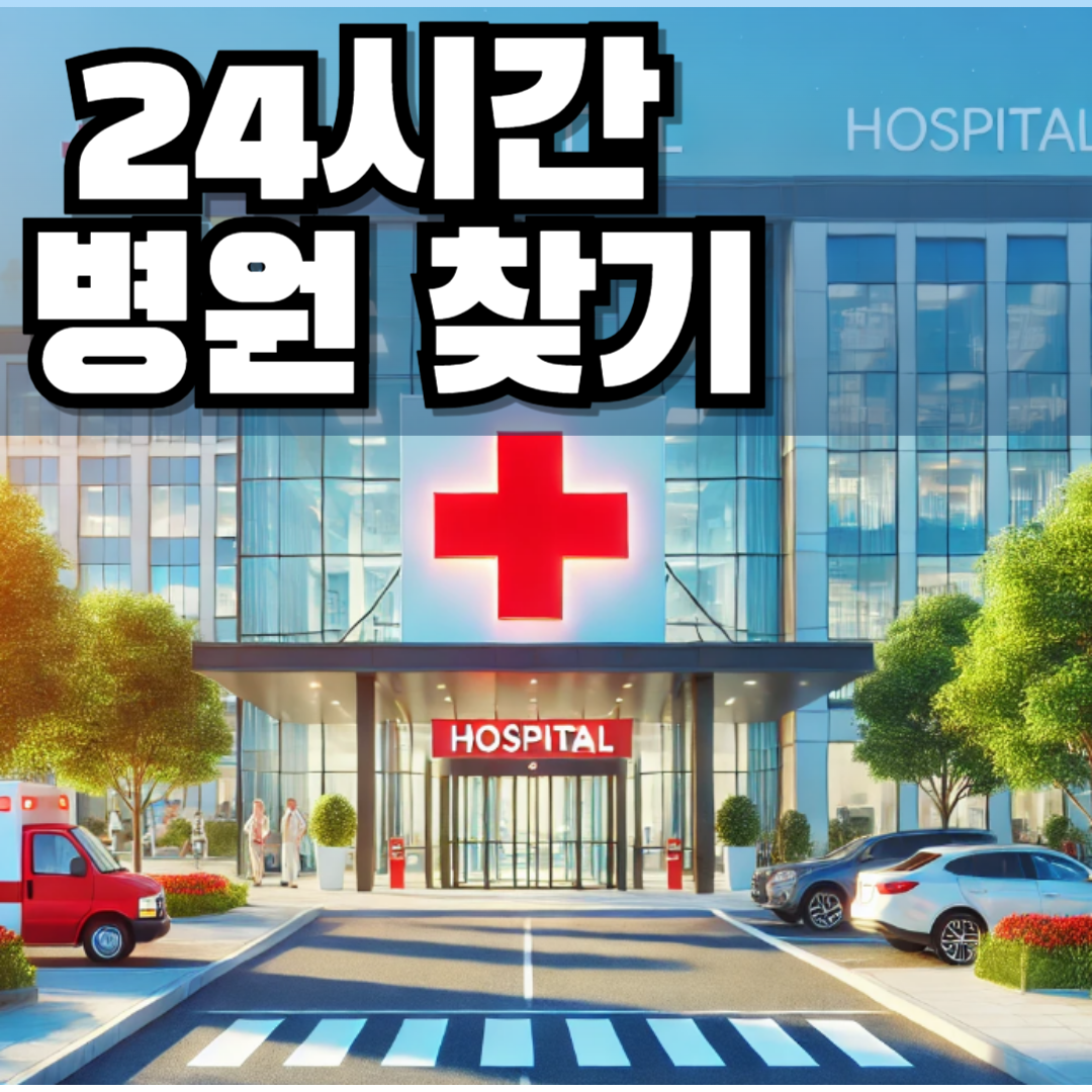 24시간 진료 병원찾기