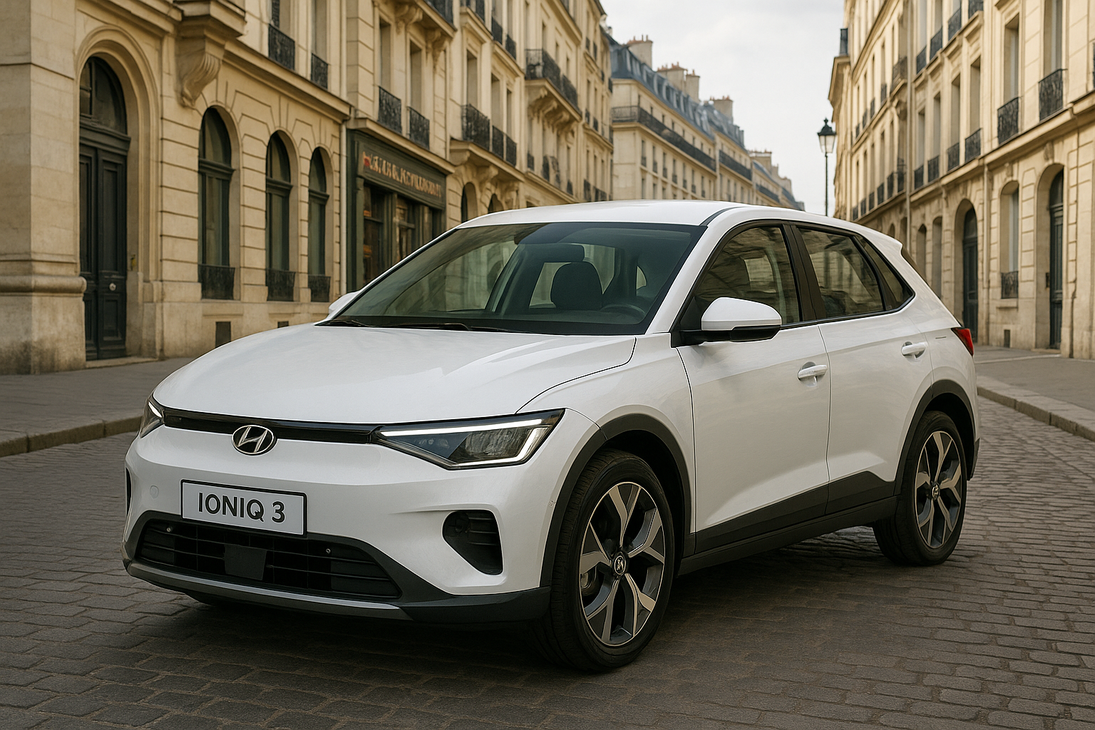 IONIQ3 컨셉 이미지 (AI 생성 이미지)