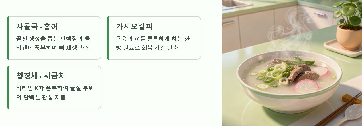 뼈에 좋은 음식