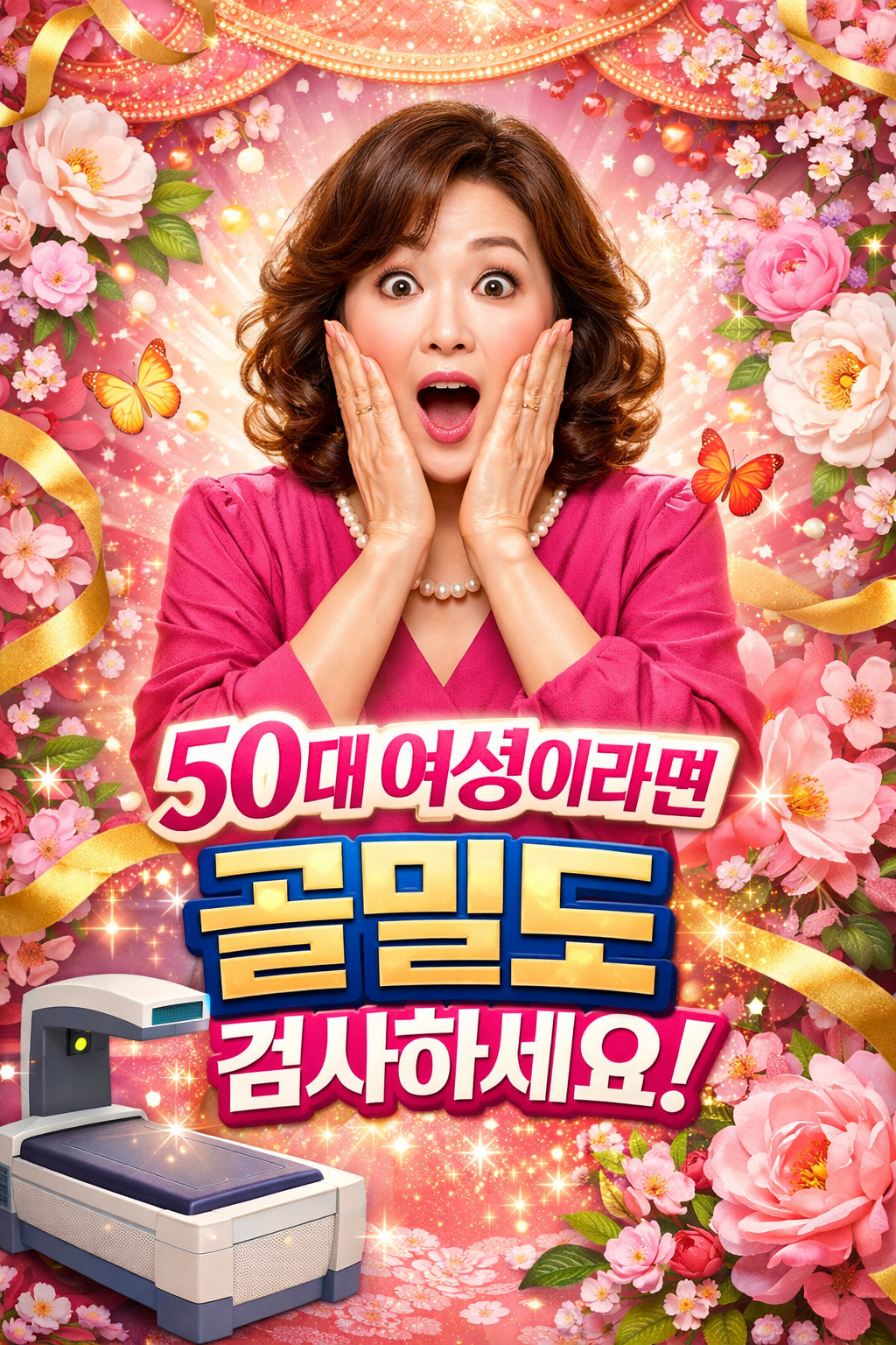 50대 여성 '골밀도 검사'