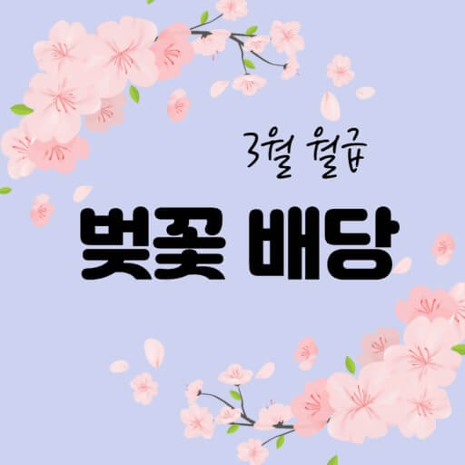 벚꽃배당