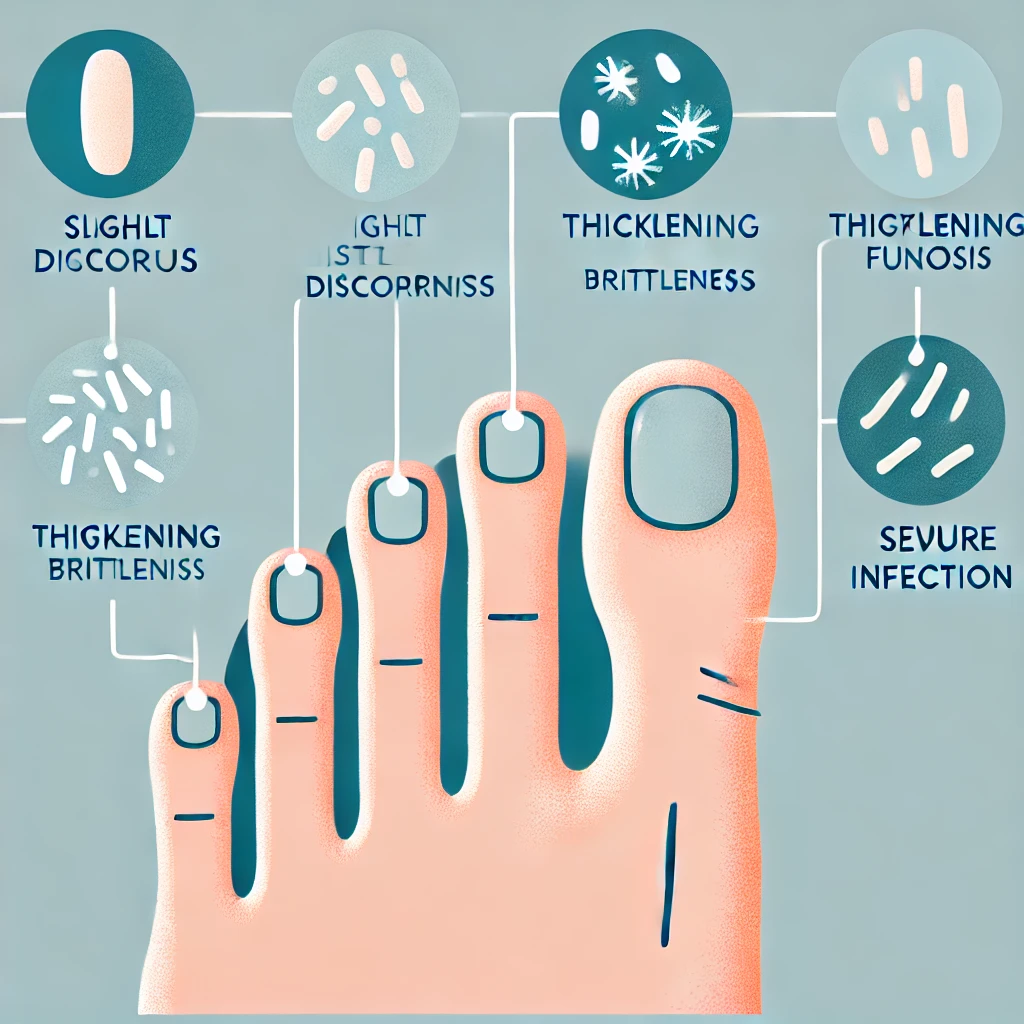 발톱 무좀 이미지