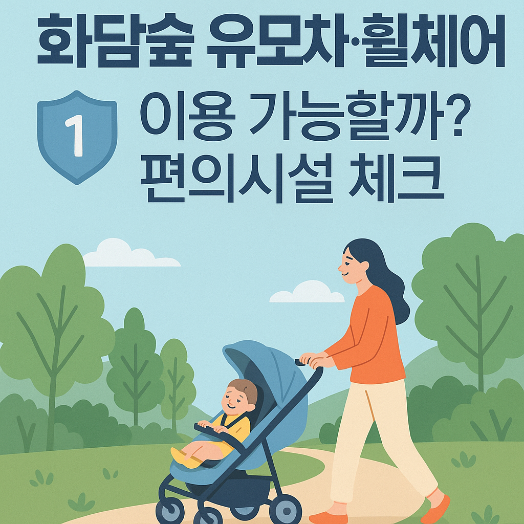 화담숲 유모차·휠체어 이용 가능할까? 편의시설 체크
