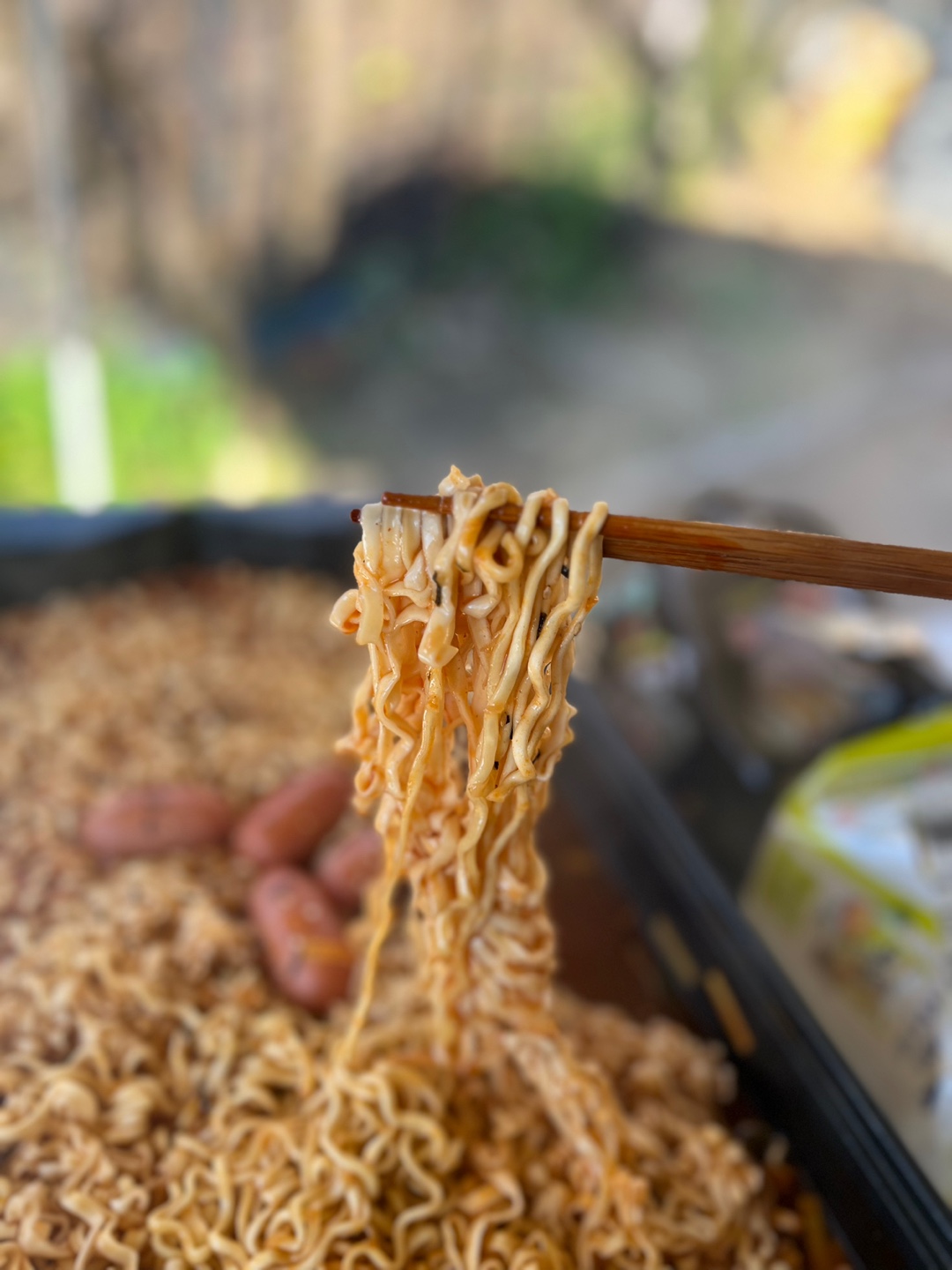 칼국수의 꼬독꼬독한 면발이 제대로~
