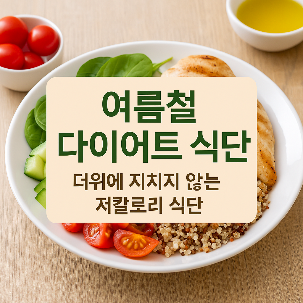 여름 더위에 지치지 않는 저칼로리 식단