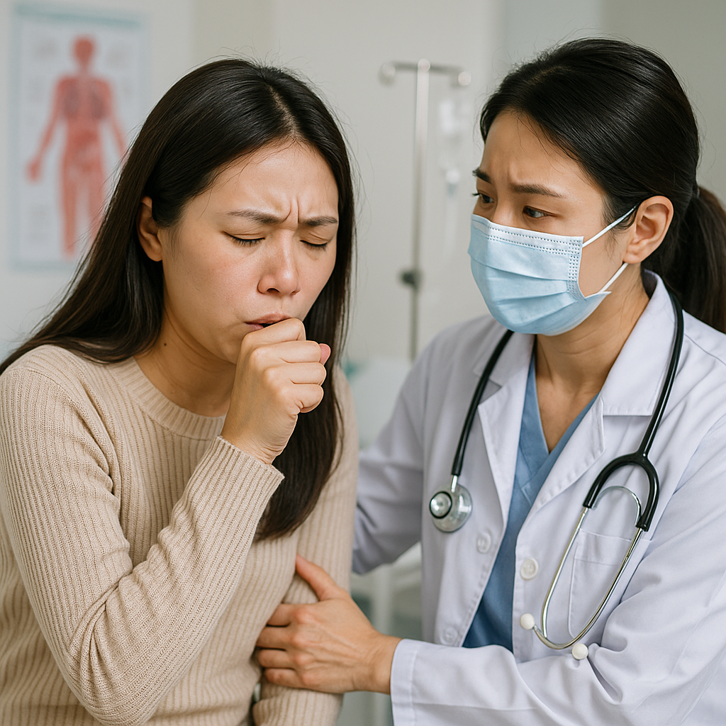 감기와 폐렴에 관련된 사진